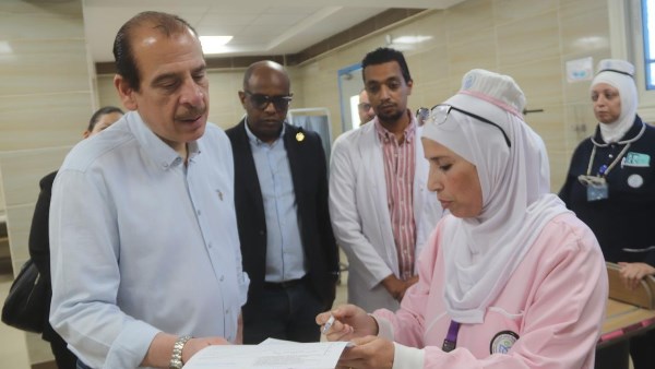 جانب من الزيارة 