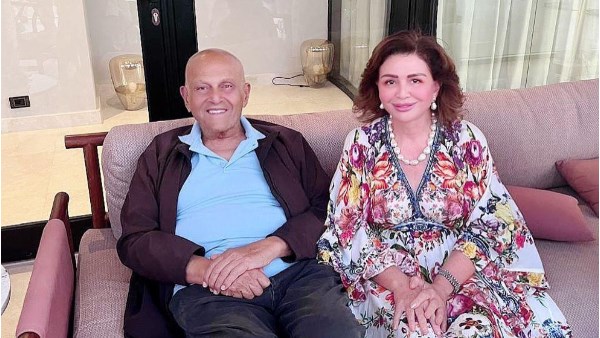 الهام شاهين والطبيب المصري العالمي مجدي يعقوب 