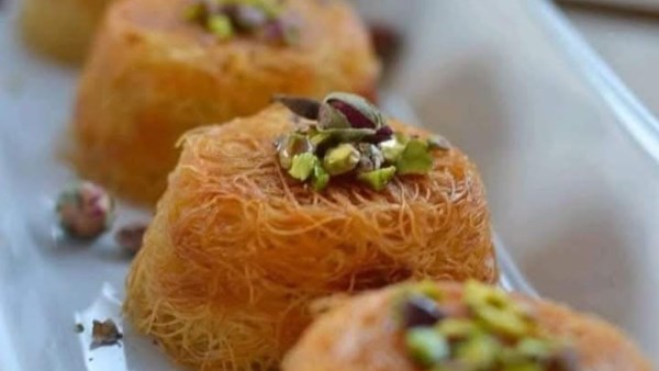 كب كيك الكنافة 