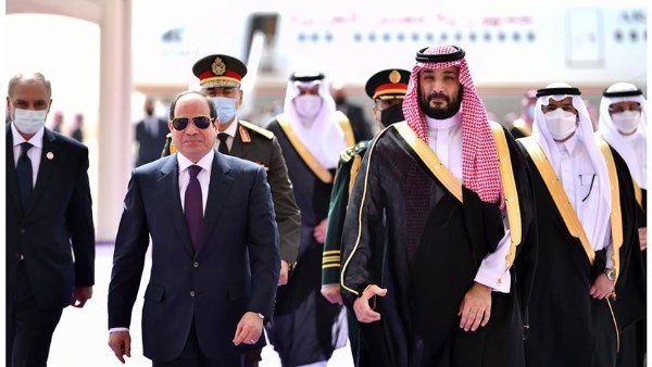 الرئيس عبد الفتاح السيسى وولي العهد السعودي محمد بن سلمان