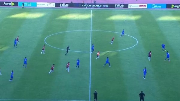 سموحة يتقدم على طلائع الجيش بهدف نظيف بالشوط الأول في الدوري