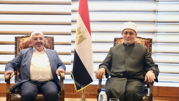 مفتي الجمهورية يستقبل قاضي قضاة فلسطين ومفتي أذربيجان ورئيس مجلس الإفتاء بكينيا