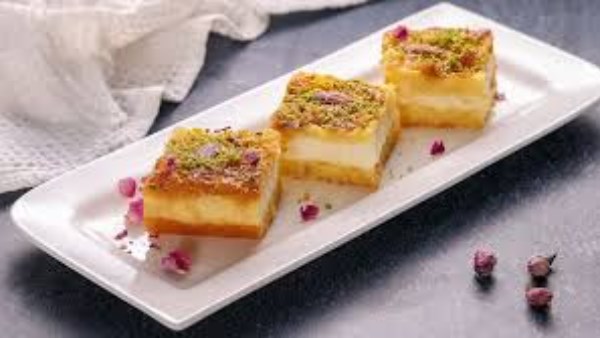 طريقة عمل بسبوسة بالكريم كراميل