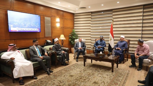 مفتي الجمهورية يرحب بكبار المفتين والوزراء المشاركين في المؤتمر العالمي