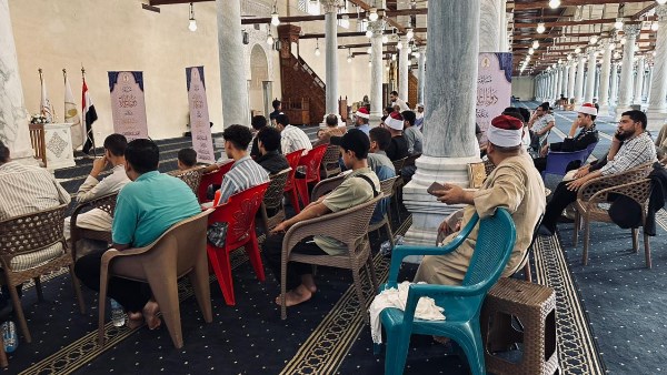 أصوات تتسابق في رحاب القرآن .. لقطات خاصة من مسابقة دولة التلاوة بمسجد عمرو بن العاص