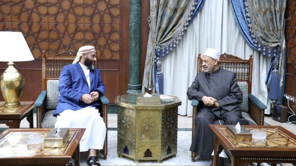 شيخ الأزهر يستقبل وزير الأوقاف اليمني