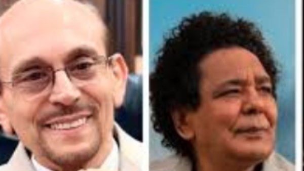 الفنان محمد صبحي ومحمد منير