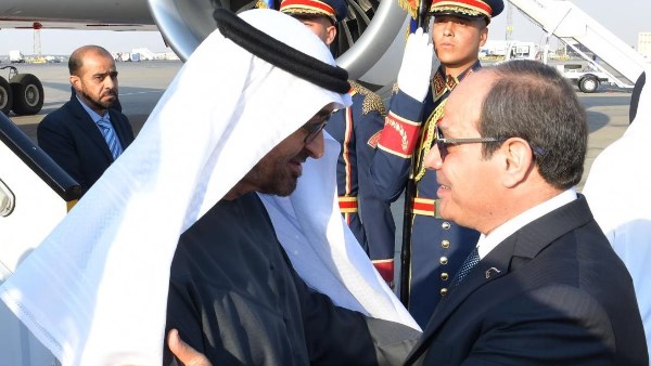 الرئيسان السيسي ومحمد بن زايد