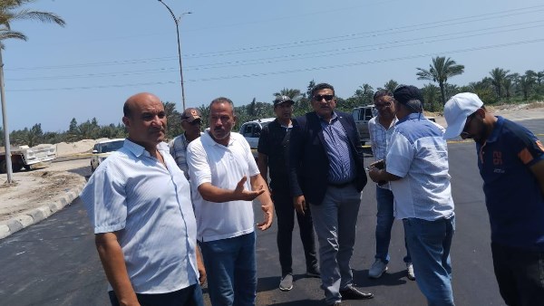 رئيس جهاز مدينة دمياط الجديدة يتفقد الأحياء السكنية والطرق بالمدينة