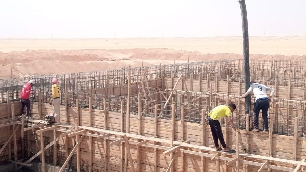 جانب من الانشاءات