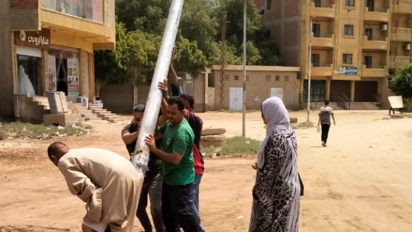 حملة إنارة مكبرة لتحسين الرؤية على طرق العياط