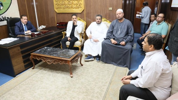 لقاء محافظ المنوفية 