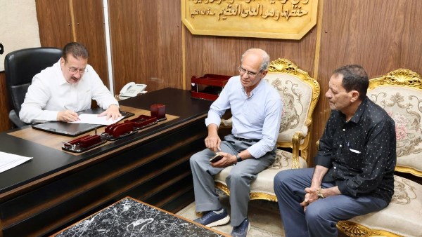 لقاء محافظ المنوفية 