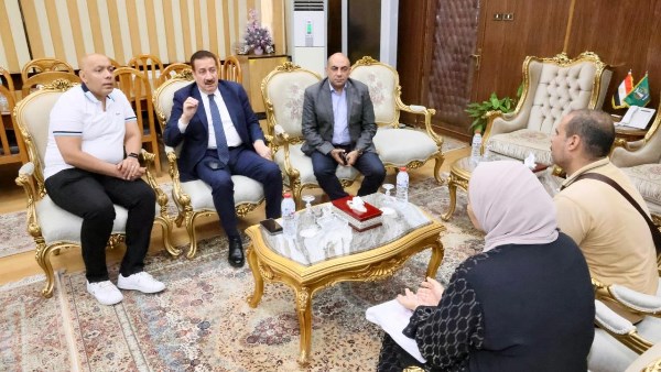 لقاء محافظ المنوفية 
