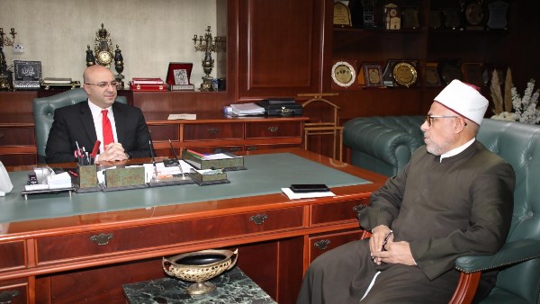 محافظ بني سويف ووكيل المنطقة الازهرية 