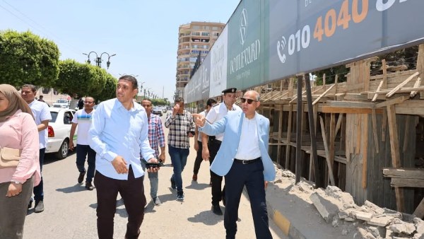 محافظ المنيا: خطة متكاملة لتطوير وتوسعة شارع كورنيش النيل لرفع كفاءته المرورية