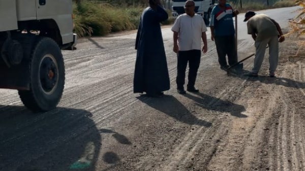 اصلاح الطريق الشرقي بالاقصر 