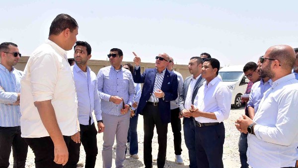 محافظ الأقصر فى جولة موسعة بمركز القرنة ....ويتفقد مستشفى القرنة الجديدة