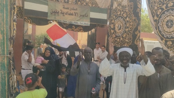 استمرار توافد الناخبين على لجان جولة الإعادة بمجلس الشيوخ بالأقصر