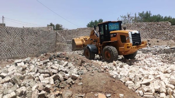 إزالة التعديات بأسوان