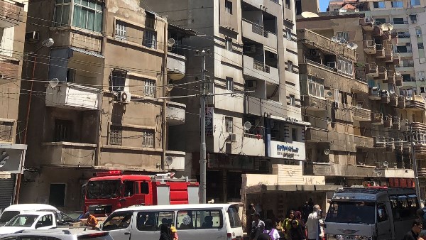 إصابة سيدة وطفلها في حريق بشقة سكنية شرقي الإسكندرية