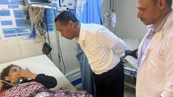 صورة لإحدى المصابات