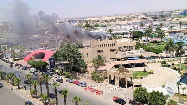 حريق النادي الأهلي
