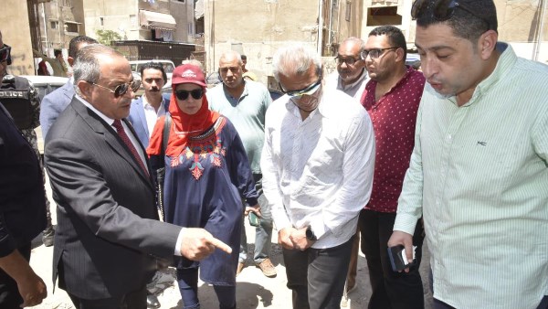 رفع كفاءة المرافق بمنطقة عمر بن عبد العزيز في بورسعيد