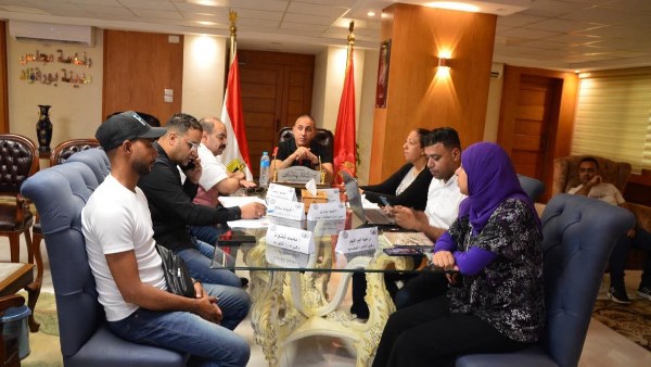 رئيس مدينة بورفؤاد يترأس غرفة عمليات متابعة انتخابات مجلس الشيوخ