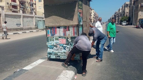 رئيس زهور بورسعيد: الضرب بيد من حديد لكل من يتعدى على حرمة الطريق العام