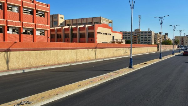 بورسعيد تقترب من إنهاء أعمال تطوير ورفع كفاءة طريق جديد بمنطقة C6