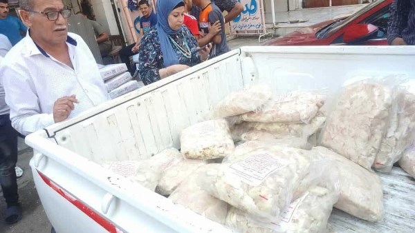 مديرية التموين ببورسعيد.. ضبط 3 أطنان دقيق مجهول و144 كجم دجاج فاسد