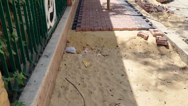 استمرار أعمال رفع كفاءة " مساكن الحزب " و تحسين المظهر العام والخدمات الأساسية بها