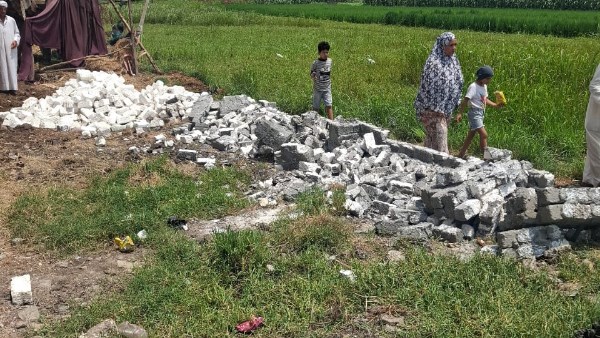 إزالة التعديات بالبناء المخالف في الشرقية