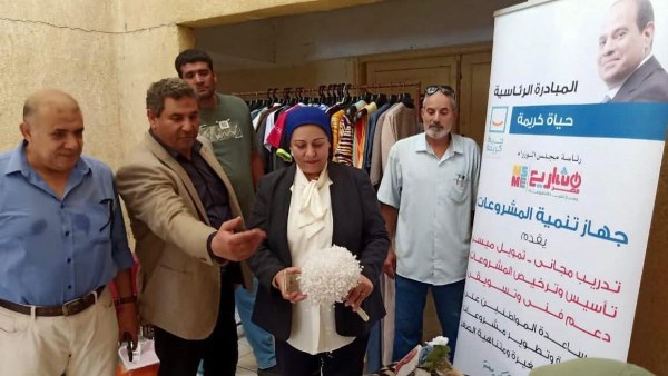 محافظ كفر الشيخ يعلن افتتاح معرض الحرف اليدوية والغذائية بقلين