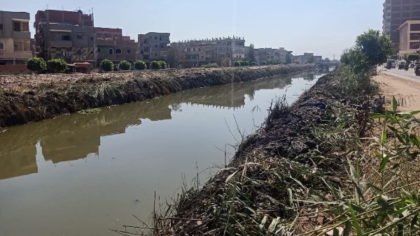محافظ كفر الشيخ يتابع أعمال تطهير وتكريك مصرف نشرت بقلين