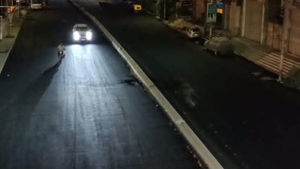 رصف طريق 