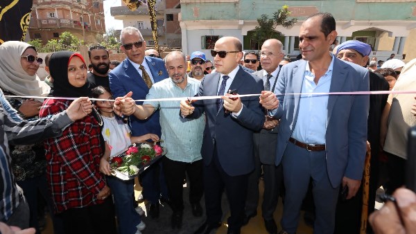 محافظ كفر الشيخ يفتتح مشروع محطة رفع الصرف بقرية شنو .. صور