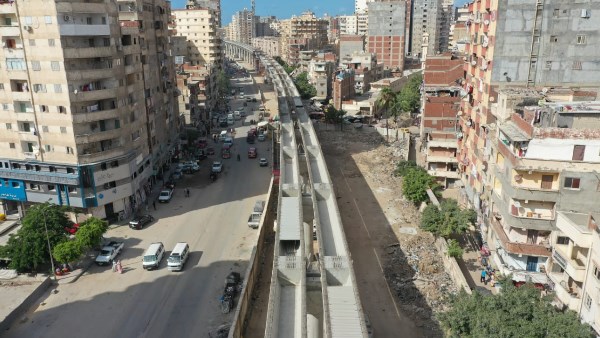 بطول 21.7 كم.. مشاهد جوية تكشف تقدّم أعمال تنفيذ المرحلة الأولى لمترو الإسكندرية