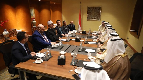 مفتي الجمهورية يبحث مع رئيس الأوقاف بأبوظبي تعزيز أواصر التعاون