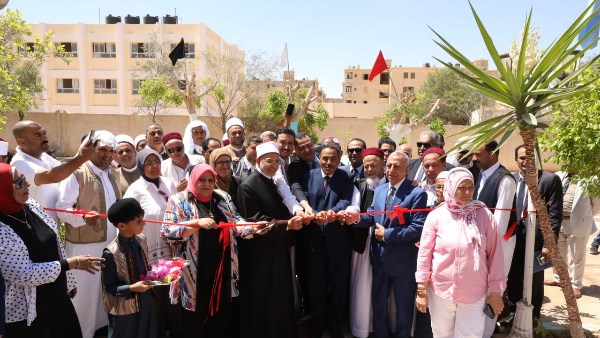سلامة داود وخالد شعيب يفتتحان كلية البنات الأزهرية بمطروح