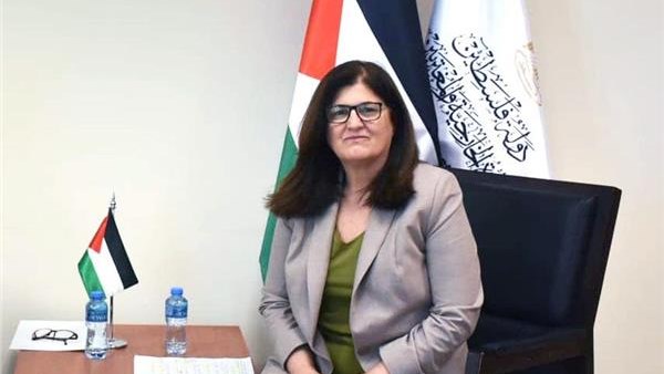 فارسين شاهين وزيرة الدولة لشؤون وزارة الخارجية الفلسطينية