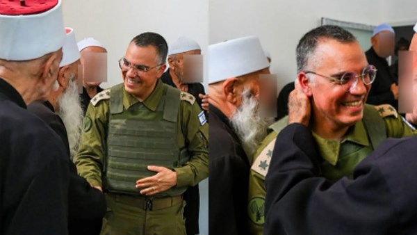 افيخاي ادرعي لدى دروز سوريا 