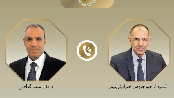 اتصال هاتفى بين وزير الخارجية ونظيره اليونانى