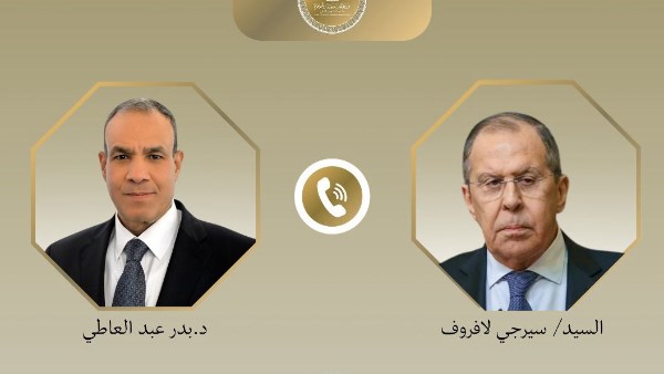 اتصال بين وزير الخارجية ونظيره الروسي 