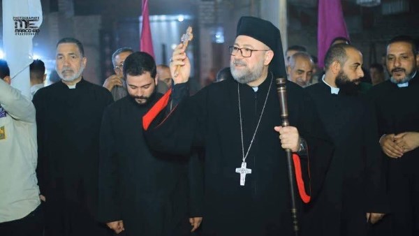 الأنبا مرقس يترأس الأيام الروحية ومباركة مزار الشهيد مار جرجس بكنيسته بالعزية