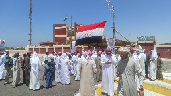 توافد القبائل البدوية على لجان الانتخابات بجنوب سيناء للإدلاء بأصواتهم في انتخابات مجلس الشيوخ