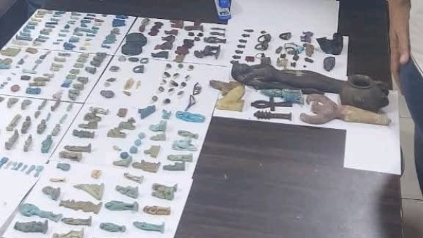 الآثار المضبوطة بنويبع 