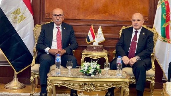 رئيس هيئة النيابة الإدارية يستقبل رئيس مجلس القضاء الأعلى