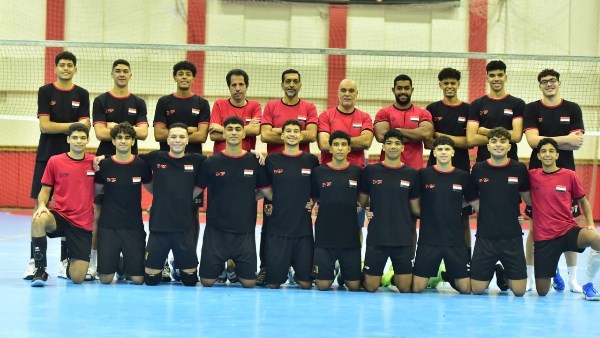 منتخب ناشئي الطائرة في مهمة رسمية بالأردن للمشاركة بالبطولة العربية